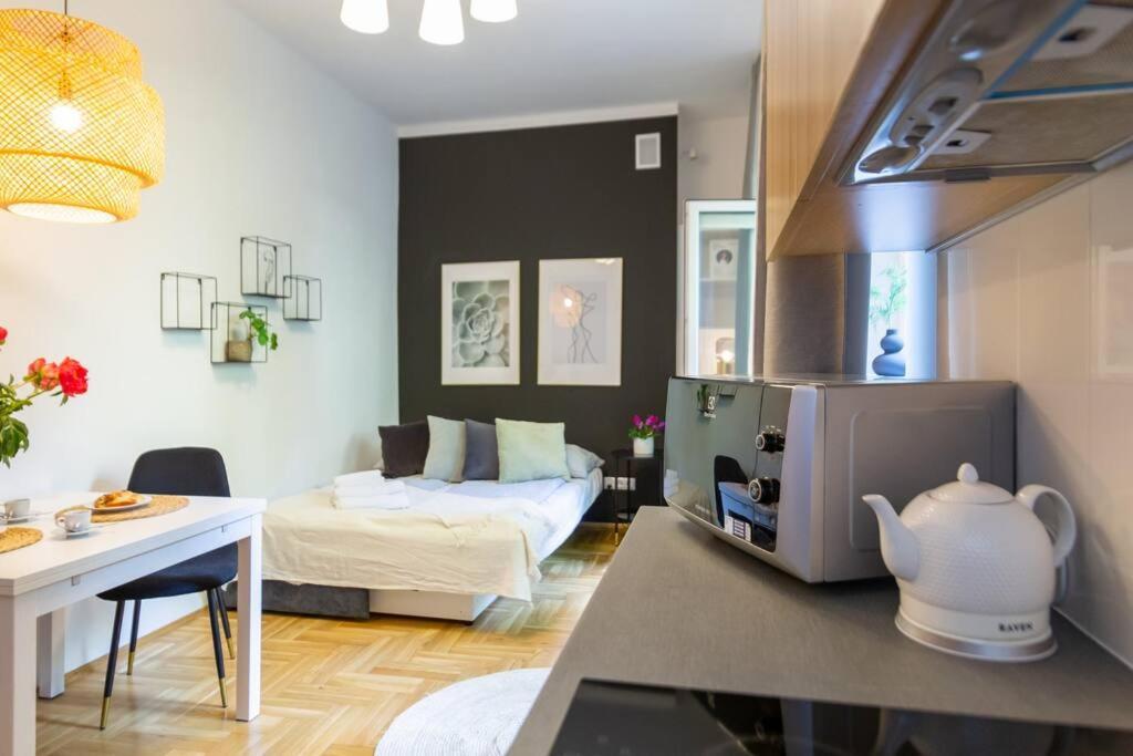 May C Studio W/Balcony Krakau Exterior foto